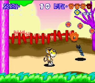 Chester Cheetah - Too Cool to Fool (USA) screen shot game playing